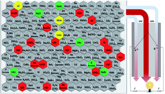 Graphical abstract: Salt screening analysis for reverse electrodialysis