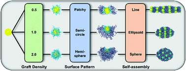 Graphical abstract: Polymer pattern-induced self-assembly of inorganic nanoparticles