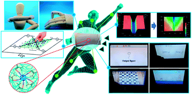 Graphical abstract: Skin-inspired self-healing semiconductive touch panel based on novel transparent stretchable hydrogels