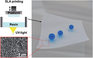 Graphical abstract: Facile fabrication of micro-/nanostructured, superhydrophobic membranes with adjustable porosity by 3D printing