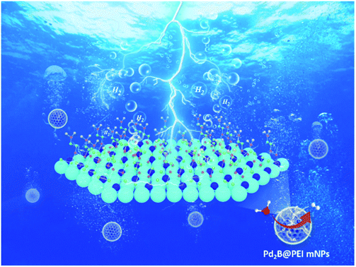 Graphical abstract: Regulation of the surface micro-structure and crystal phase of Pd2B mesoporous nanoparticles for enhanced hydrogen evolution electrocatalysis