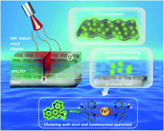 Graphical abstract: Photothermal-triggered shape memory coatings with active repairing and corrosion sensing properties