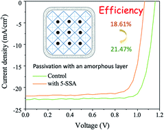 Graphical abstract: Highly stable and efficient perovskite solar cells passivated by a functional amorphous layer