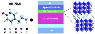 Graphical abstract: A tailored spacer molecule in 2D/3D heterojunction for ultralow-voltage-loss and stable perovskite solar cells