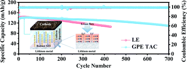 Graphical abstract: In situ gelation regulating micro-electric fields to induce Li deposition in quasi-solid-state lithium metal batteries