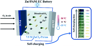 Graphical abstract: A fast self-charging and temperature adaptive electrochromic energy storage device