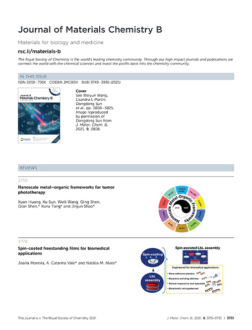 Contents list Journal of Materials Chemistry B (RSC Publishing)