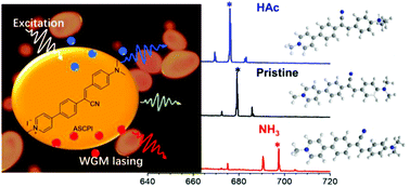 Graphical abstract: A switchable multimode microlaser based on an AIE microsphere