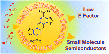 Graphical abstract: Anthradithiophene-based organic semiconductors through regiodirected double annulations