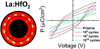 Graphical abstract: Thickness effect on the ferroelectric properties of La-doped HfO2 epitaxial films down to 4.5 nm