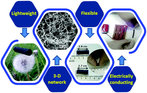 Graphical abstract: Sponge-like polypyrrole–nanofibrillated cellulose aerogels: synthesis and application