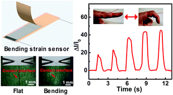 Graphical abstract: Integrated cross-section interface engineering and surface encapsulating strategy: A high-response, waterproof, and low-cost paper-based bending strain sensor