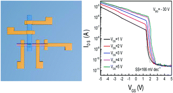 Graphical abstract: A mixed-dimensional WS2/GaSb heterojunction for high-performance p–n diodes and junction field-effect transistors