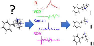 Graphical abstract: Conformational analysis of amphetamine and methamphetamine: a comprehensive approach by vibrational and chiroptical spectroscopy