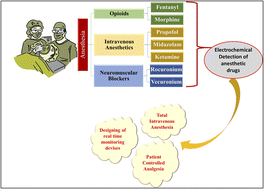 Graphical abstract: A review on advances in the development of electrochemical sensors for the detection of anesthetic drugs