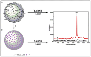 Graphical abstract: Halogen ion modified Ag NPs for ultrasensitive SERS detection of nitroaromatic explosives