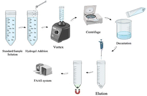 Graphical abstract: Determination of cobalt in chamomile tea samples at trace levels by flame atomic absorption spectrophotometry after poly(vinyl alcohol)-magnetic hydrogel based dispersive solid phase extraction