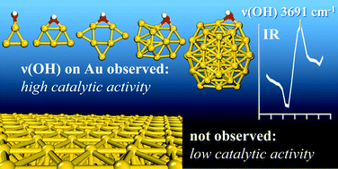 Graphical abstract: Spectroscopic observation and structure-insensitivity of hydroxyls on gold