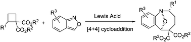 Graphical abstract: Diastereoselective synthesis of tetrahydrobenzo[b]azocines by Lu(OTf)3-catalyzed [4+4] cycloaddition of donor–acceptor cyclobutanes with anthranils
