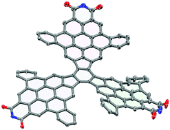 Graphical abstract: π-Expanded triple [5]helicenes bearing dibenzocoronene monoimide subunits