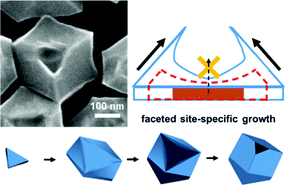 Graphical abstract: From flat to deep concave: an unusual mode of facet control