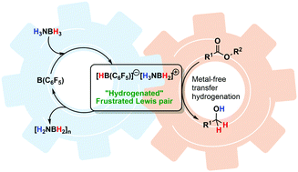 Graphical abstract: B(C6F5)3-Catalyzed transfer hydrogenation of esters and organic carbonates towards alcohols with ammonia borane