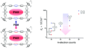 Graphical abstract: Altering the binding affinities of tetraruthenocycles for polycyclic aromatic hydrocarbons by post-assembly modification