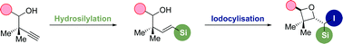 Graphical abstract: Diastereoselective access to substituted oxetanes via hydrosilylation–iodocyclisation of homopropargylic alcohols