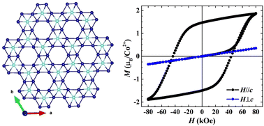 Graphical abstract: BaNa2Co7Te3O18 with a distorted 2-uniform lattice (T13) showing unusual magnetic behaviors