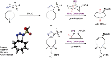 Graphical abstract: Synthesis and reactivity of 1-sulfonylcyclooctatriazoles