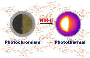 Graphical abstract: A radical photochromic metal–organic framework for boosting NIR-II photothermal conversion and therapy