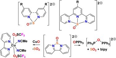 Graphical abstract: Synthesis and reactivity of donor stabilized thionylium (SO2+) dications