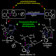 Graphical abstract: Overlooked potential of N,N-bidentate directing-groups in Ni-catalyzed C–H functionalization of benzamides