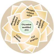 Graphical abstract: Oxyanion-modified zero valent iron with excellent pollutant removal performance