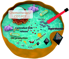 Graphical abstract: An adenosine triphosphate-responsive metal–organic framework decorated with palladium nanosheets for synergistic tri-modal therapy