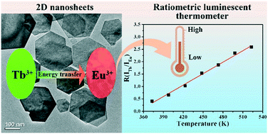 Graphical abstract: Facile synthesis of rare earth-doped CeF3 two-dimensional nanosheets and their application in ratiometric luminescence temperature sensing