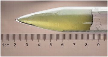 Graphical abstract: Growth and luminescence properties of γ-CuBr single crystals by the Bridgman method