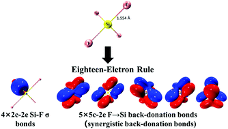 Graphical abstract: New insight into the electronic structure of SiF4: synergistic back-donation and the eighteen-electron rule