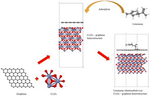 Graphical abstract: A Cr2O3-doped graphene sensor for early diagnosis of liver cirrhosis: a first-principles study