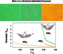 Graphical abstract: Nontrivial ultraslow dynamics under electric-field in nematics of bent-shaped molecules