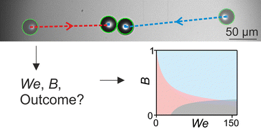 Graphical abstract: Dynamics and outcomes of binary collisions of equi-diameter picolitre droplets with identical viscosities