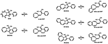 Graphical abstract: Excited state dynamics and conjugation effects of the photoisomerization reactions of dihydroazulene