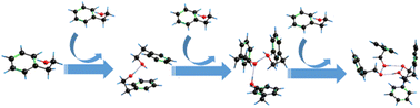Graphical abstract: The evolution towards cyclic structures in the aggregation of aromatic alcohols: the dimer, trimer and tetramer of 2-phenylethanol