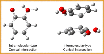 Graphical abstract: New insight into catechol photochemistry: the role of different monomer and dimer configurations in radiation-less decay of the S1 electronic excited state