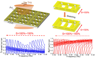 Graphical abstract: Boosting the terahertz absorption spectroscopy based on the stretchable metasurface