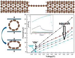 Graphical abstract: Mechanically controllable conductance in carbon nanotube based nanowires