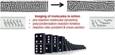 Graphical abstract: Direct measurement of single-molecule dynamics and reaction kinetics in confinement using time-resolved transmission electron microscopy