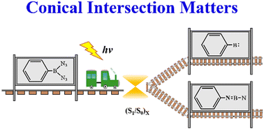 Graphical abstract: A theoretical study on the photochemical generation of phenylborylene from phenyldiazidoborane