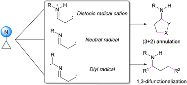 Graphical abstract: Activation of aminocyclopropanes via radical intermediates