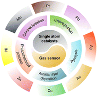 Graphical abstract: Emerging single atom catalysts in gas sensors